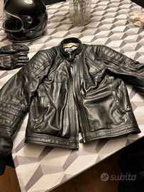 Giubbotto cafe racer pelle tg 56