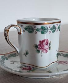 Tazza con piattino porcellana Richard Ginori