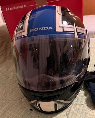 Casco integrale Suomy Honda/scaldacollo BMW/guanti