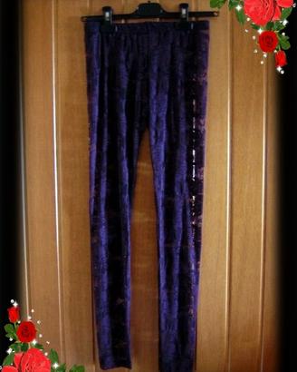 LEGGINGS PANTACOLLANT elasticizzati ricamati PIZZO