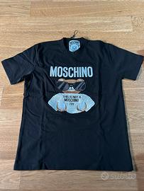 T-Shirt Moschino nera uomo taglia M