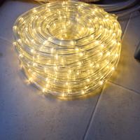 tubo luci di natale luce Calda 20 metri