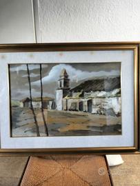 Menegazzo P. – Paesaggio olio su tela