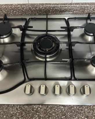 piano cottura  5 fuochi  Ariston 