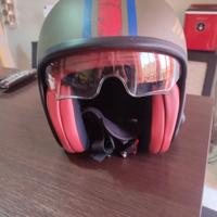 Casco jet vintage taglia M e taglia S