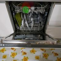 Piano cottura e lavastoviglie.