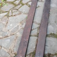 3 travi in legno massiccio – 2 lunghe e 1 corta