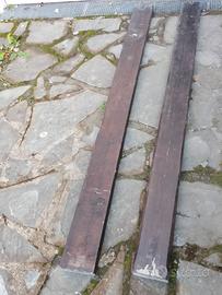 3 travi in legno massiccio – 2 lunghe e 1 corta