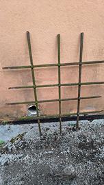 grata inferriata antica in ferro battuto