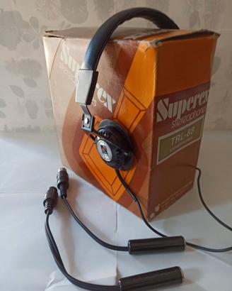 Cuffie Superex TRL-88 con connettori anni Settanta