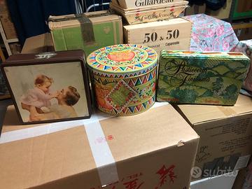 Scatole latta vintage