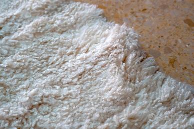 Tappeto pelle agnello tibetano bianco