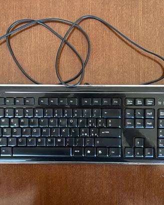 Tastiera computer QUERTY Olidata nero lucido