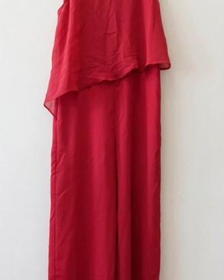 Elegante jumpsuit magenta - NUOVA mai indossata
