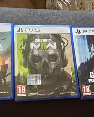 Giochi ps5 battlefield 6/MW2/BO7/GTA5