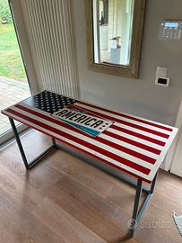 Scrivania 150 x 60 doppia faccia Vintage America