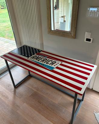 Scrivania 150 x 60 doppia faccia Vintage America