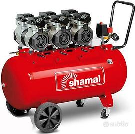 COMPRESSORE 100 LT SILENZIATO