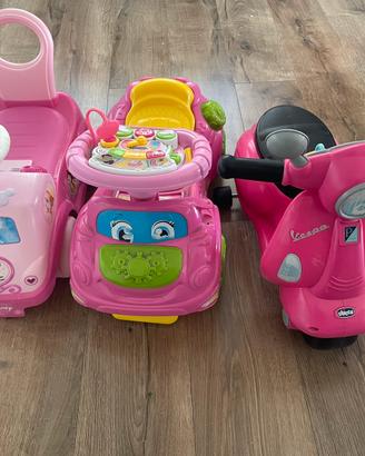 Macchinine a spinta bambina