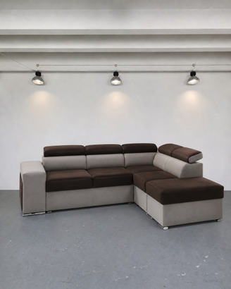 DIVANO CON LETTO ESTRAIBILE CARRELLO