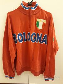 Felpa calcio retro in cotone del Bologna