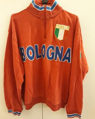 Felpa calcio retro in cotone del Bologna