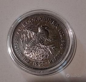 5 Dollari Australia Kookaburra 1990 1 Oncia