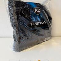 Panno per asciugare in pelo ritorto su entrambi i 