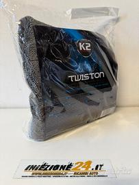 Panno per asciugare in pelo ritorto su entrambi i 