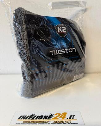 Panno per asciugare in pelo ritorto su entrambi i 