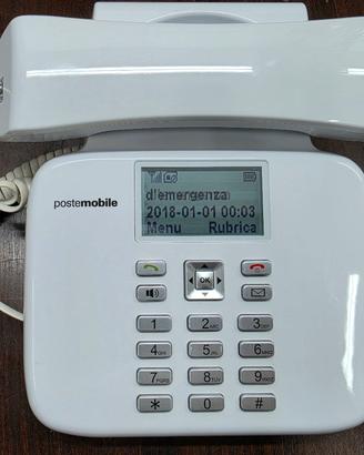 Telefono PosteMobile fisso Casa vivavoce con SIM
