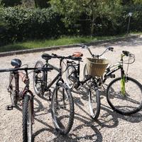  bici da campeggio in blocco