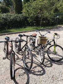  bici da campeggio in blocco
