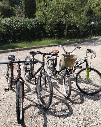  bici da campeggio in blocco