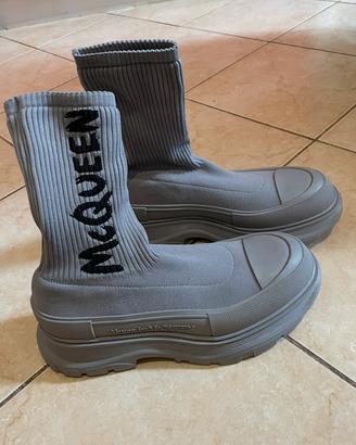 Stivali a calzino Alexander Mcqueen Tread Slick