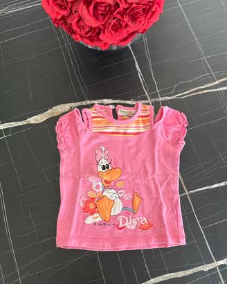 Maglietta bambina 12 ms rosa