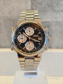 Orient Chronograph Quartz Reverse Panda HFA735-70