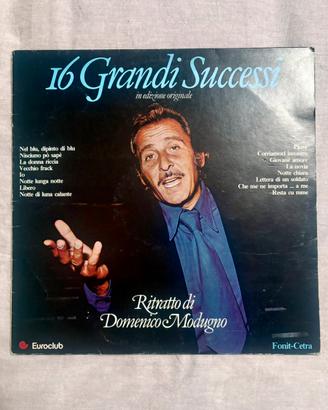 16 grandi successi Domenico Modugno 33 giri LP