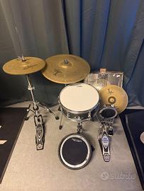 Set batteria pad Low Volume Zildjian Tama Yamaha
