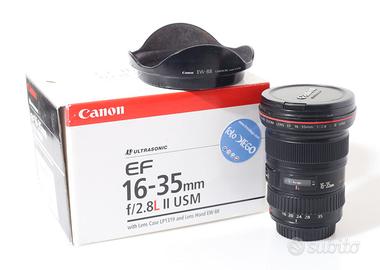 OBIETTIVO CANON EF 16-35 MM F/2.8 L II USM.