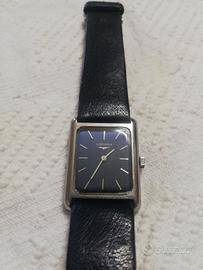Orologio Longines 1974 Tank Blu Carica Manuale 