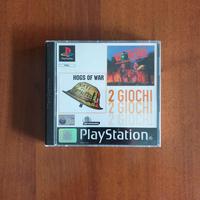 HOGS OF WAR & WORMS PAL COMPLETO ''RARO'' PS1