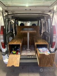 Camperizzazione per Fiat doblò macchina