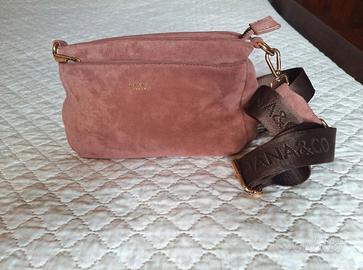 borsa a tracollo rosa antico diana&co