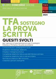 TFA Sostegno - La Prova Scritta - Ed. Simone 2024