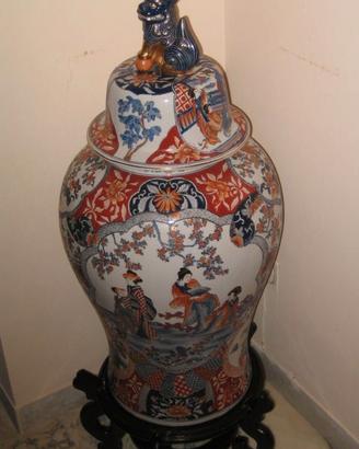 Vaso Imari Antico Giappone Inizi 1800 H 103cm