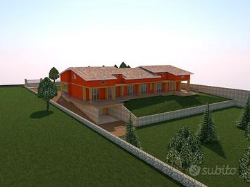 Villa singola panoramicissima con 6000 mq terreno