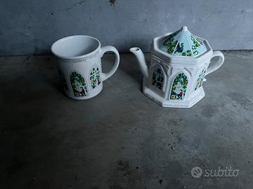Set tazza e teiera Wade England 2