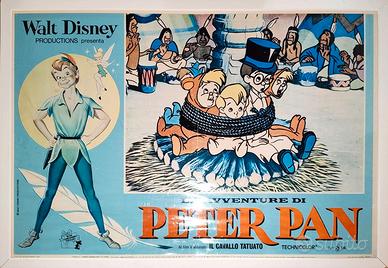 Fotobusta Peter Pan Disney – accampamento