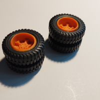 Ruota Fiat Campagnola Dune Buggy Barlux 1:25